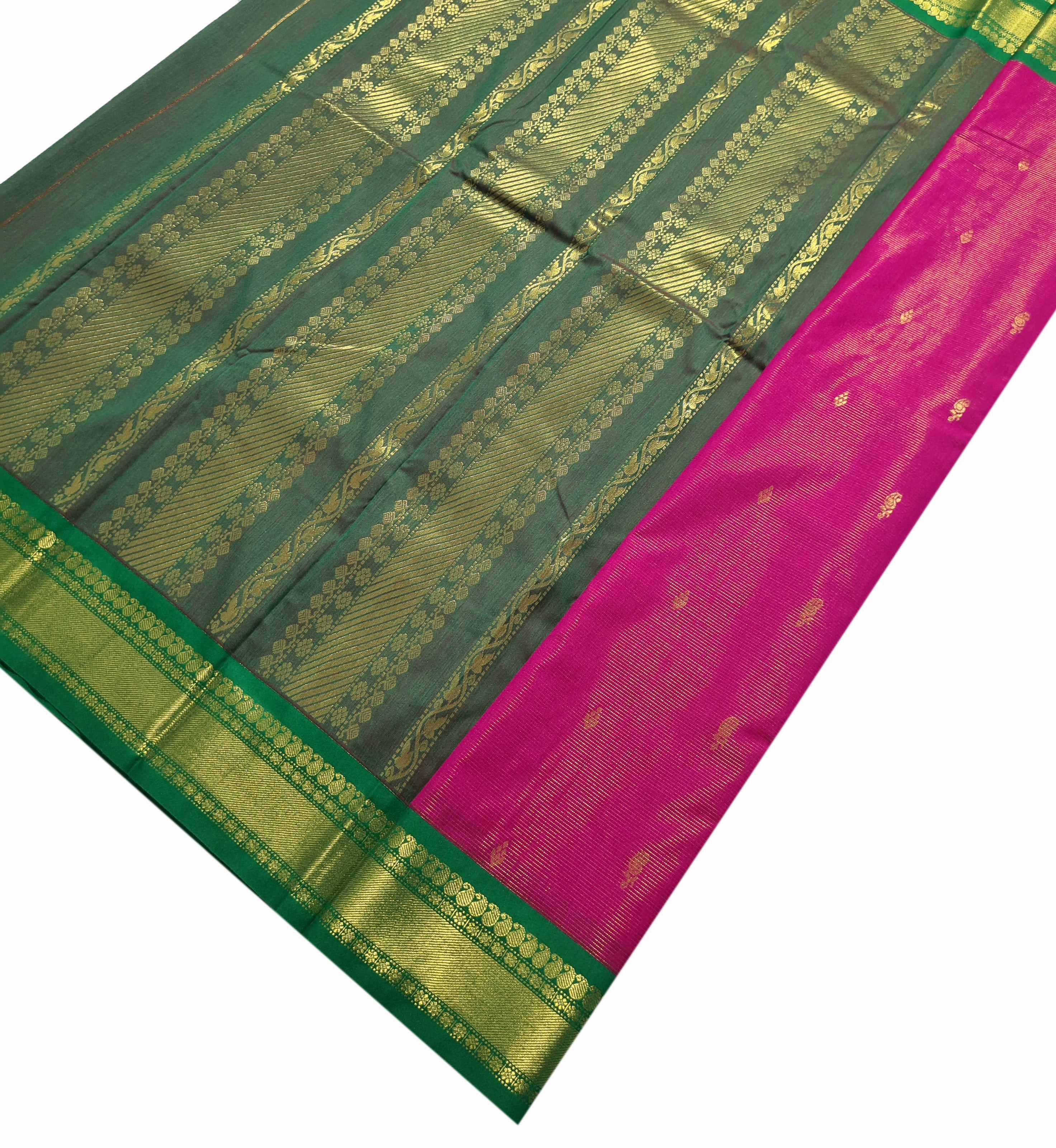 Pure Cotton Vairaoosi Butta Sarees