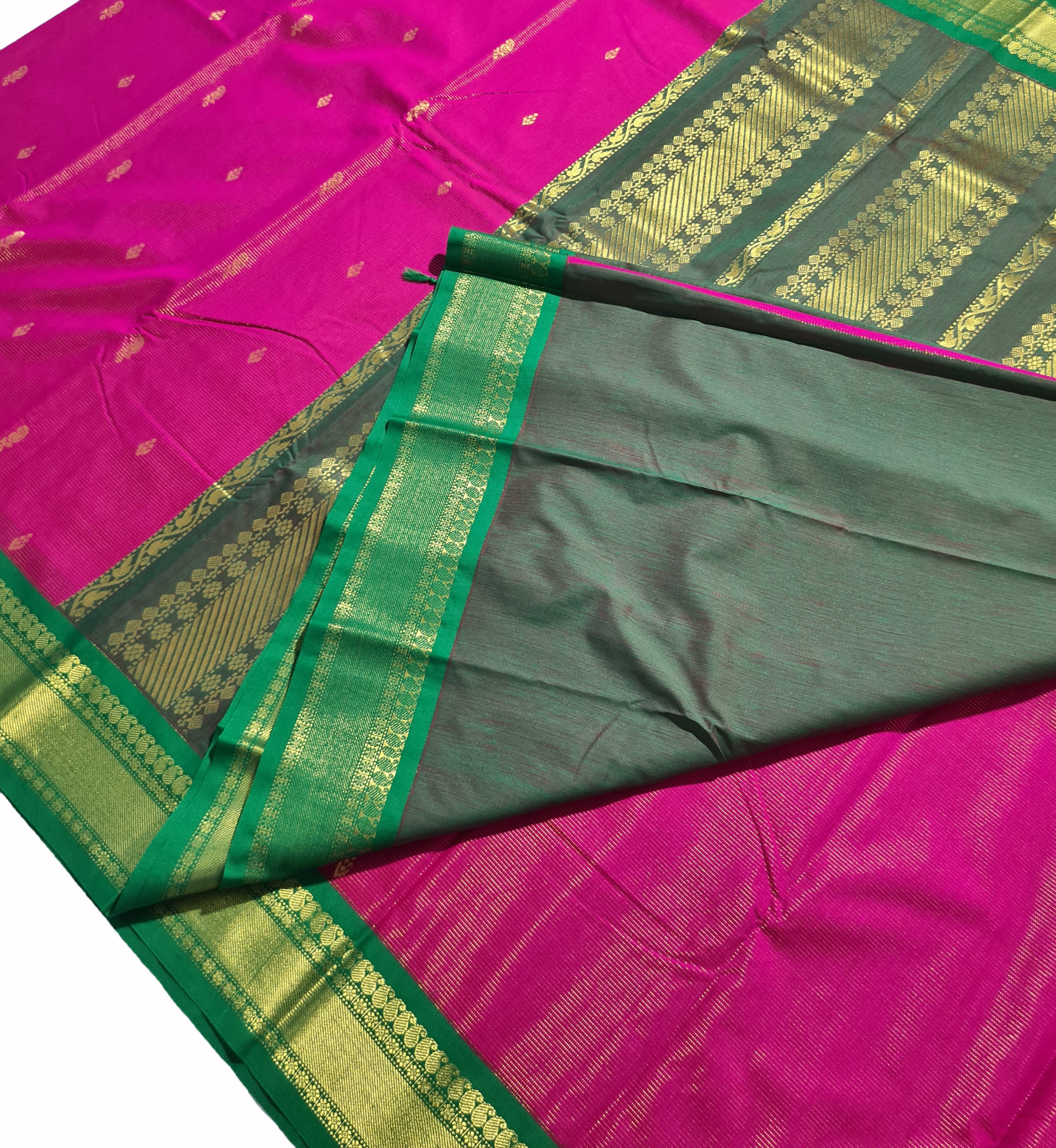 Pure Cotton Vairaoosi Butta Sarees