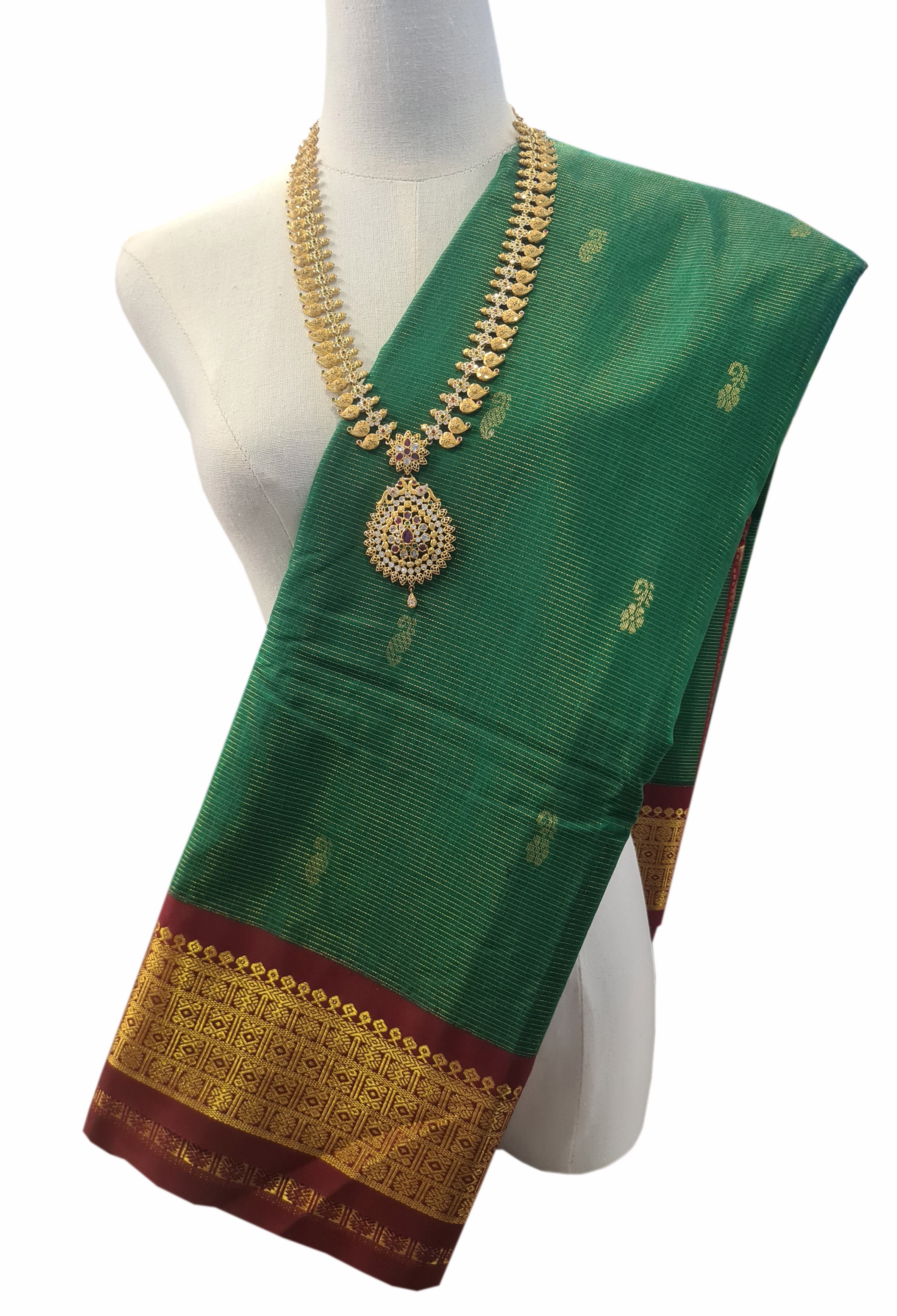 Pure Cotton Vairaoosi Butta Sarees