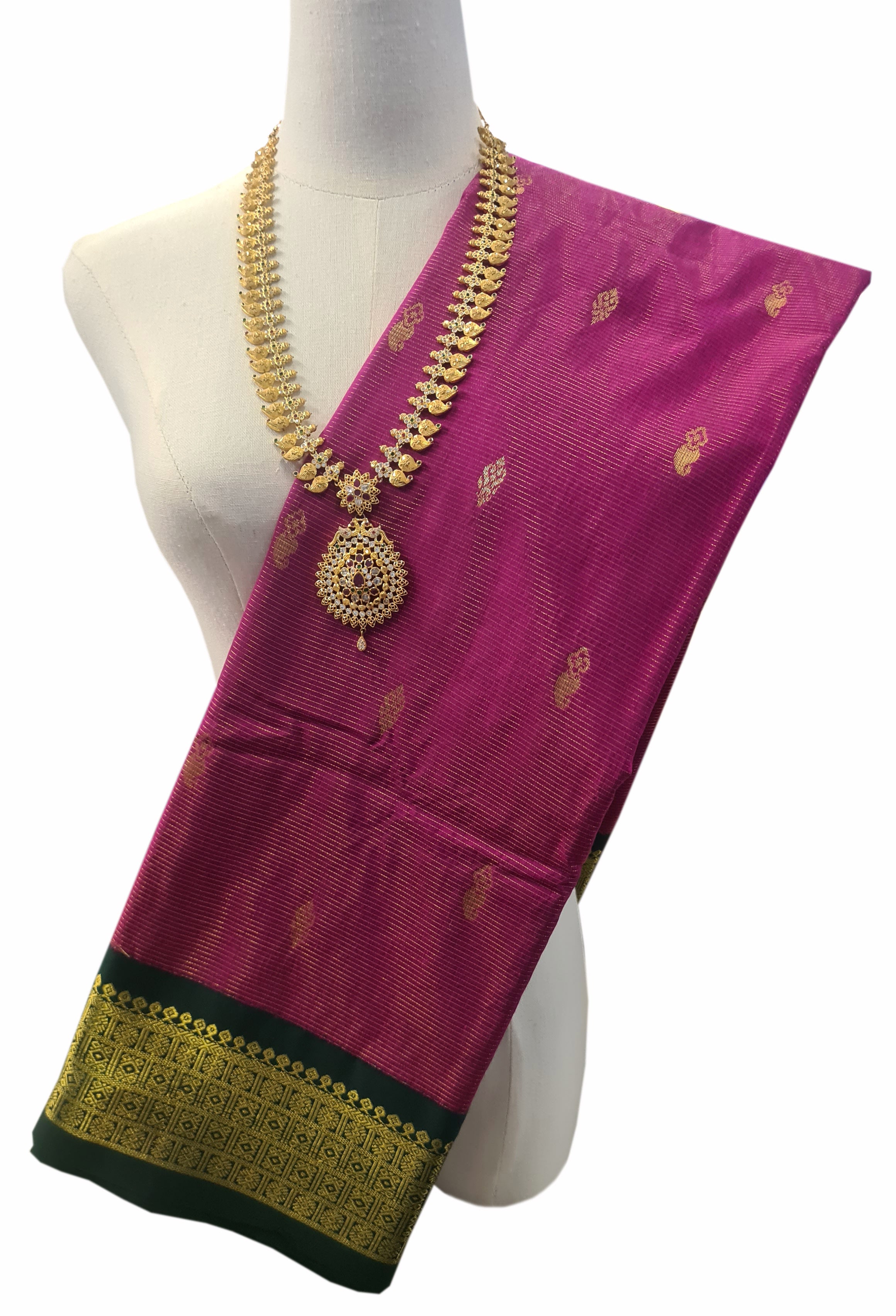 Pure Cotton Vairaoosi Butta Sarees