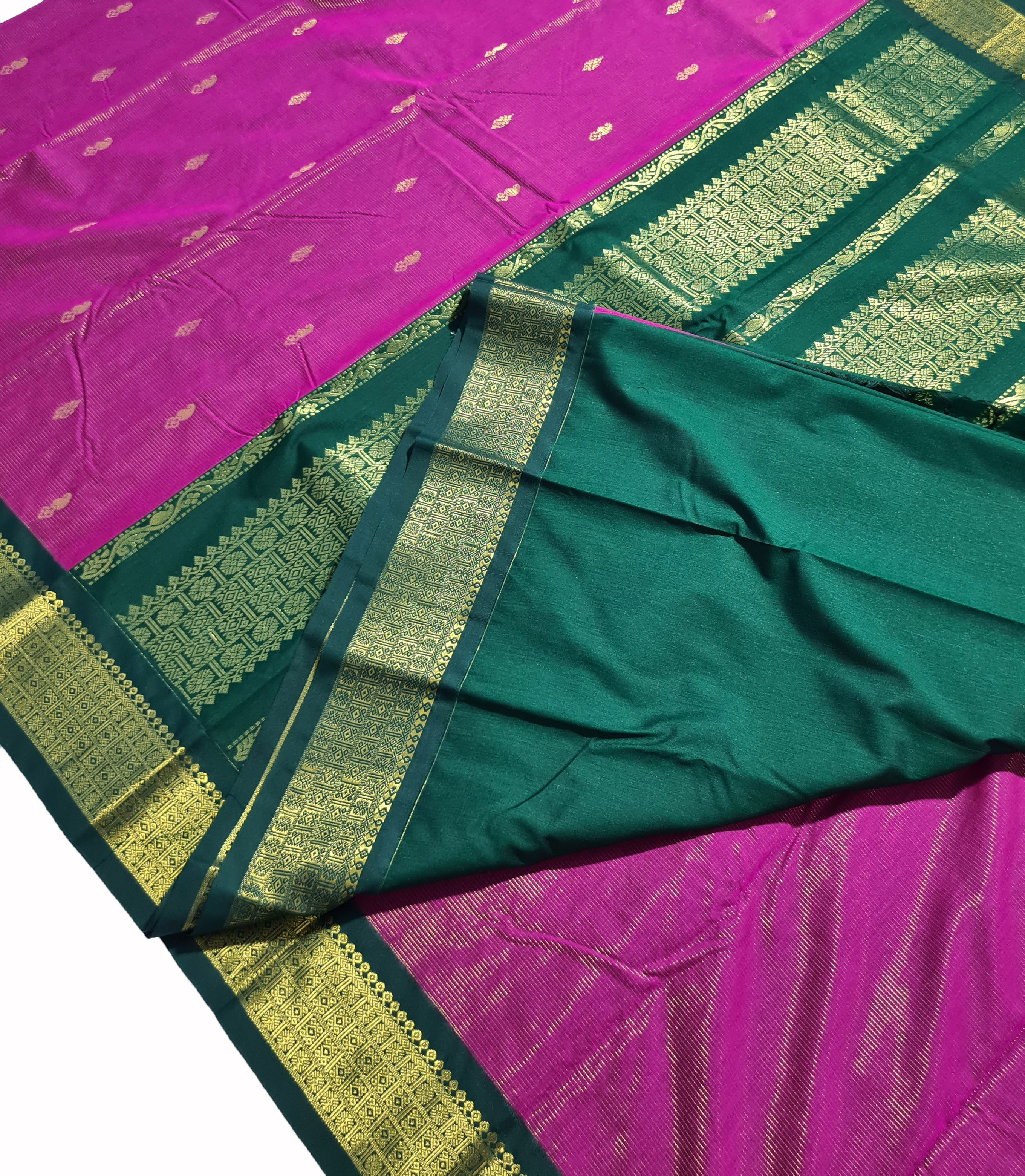 Pure Cotton Vairaoosi Butta Sarees