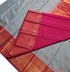 Kanchi Vegan Silk Saree With Contrast Blouse and Rich Jari Pallu