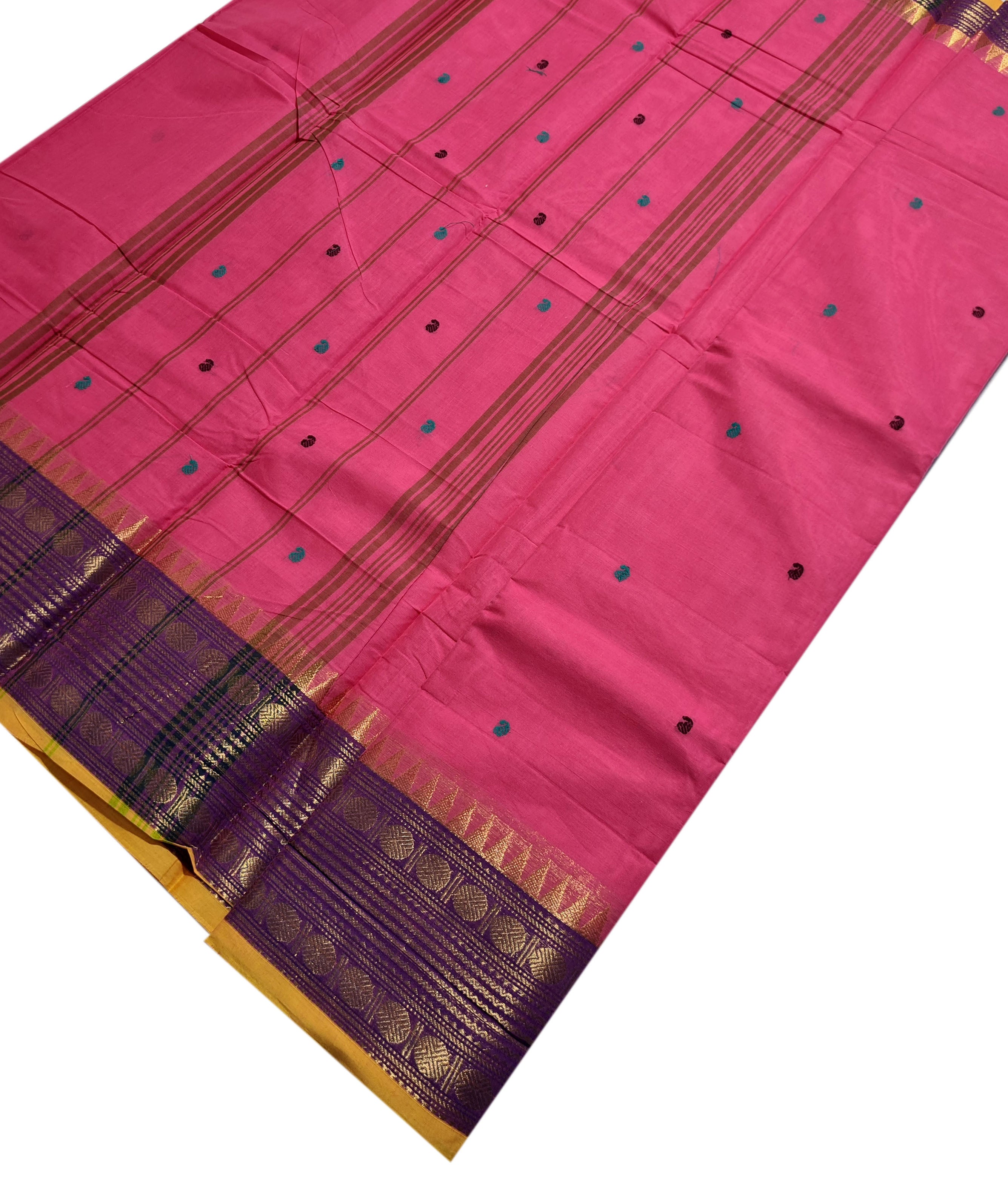 Pure Cotton Butta Sarees