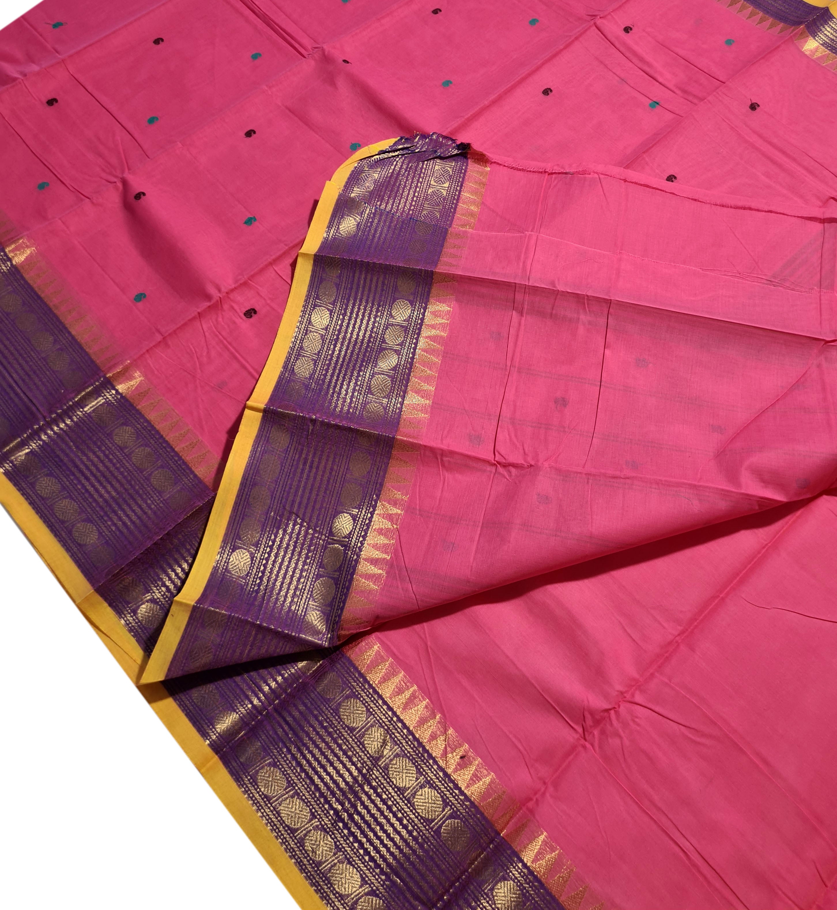 Pure Cotton Butta Sarees