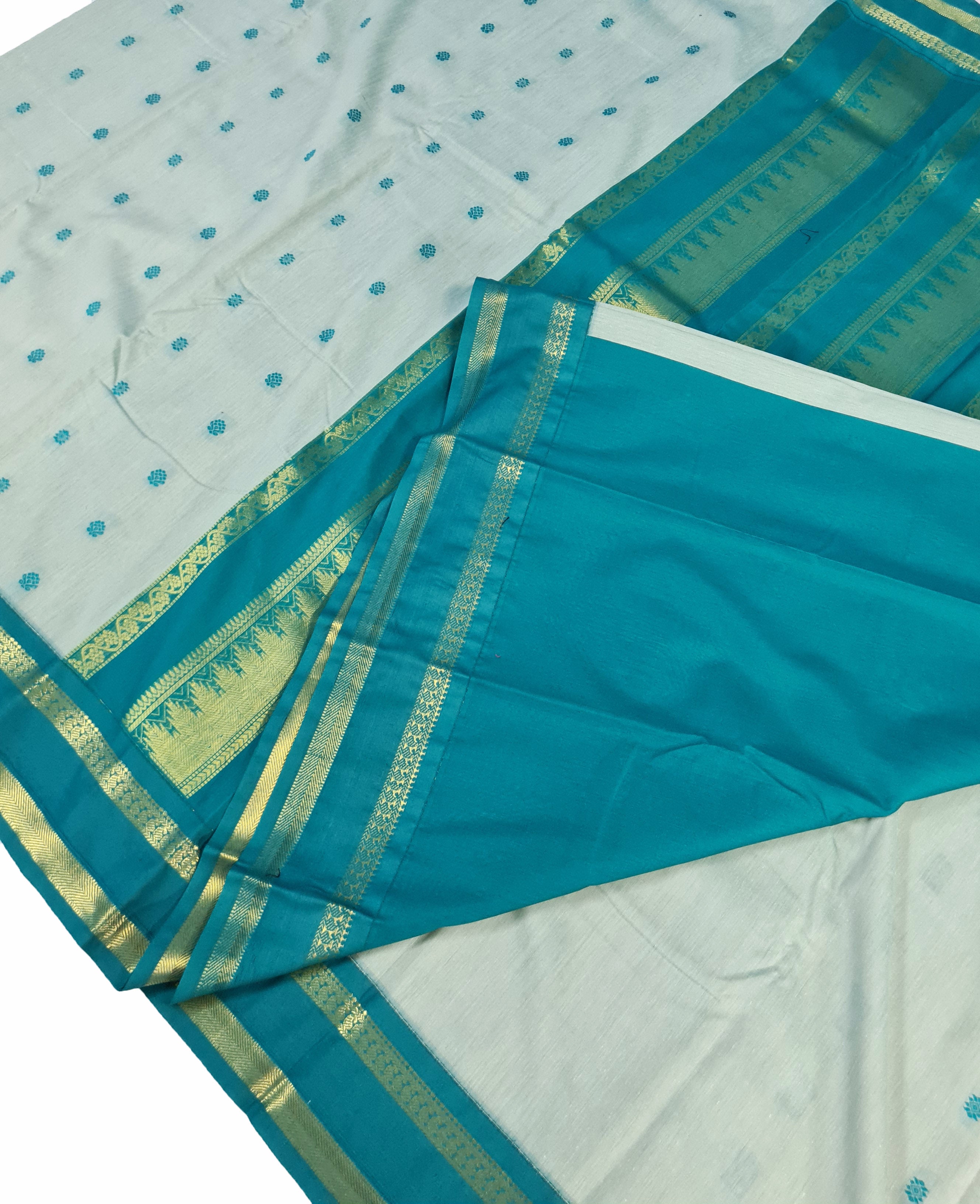 Pure Cotton Soft Butta Sarees