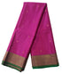 Kanchi Vegan Silk Saree With Contrast Blouse and Rich Jari Pallu