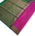 Kanchi Vegan Silk Saree With Contrast Blouse and Rich Jari Pallu