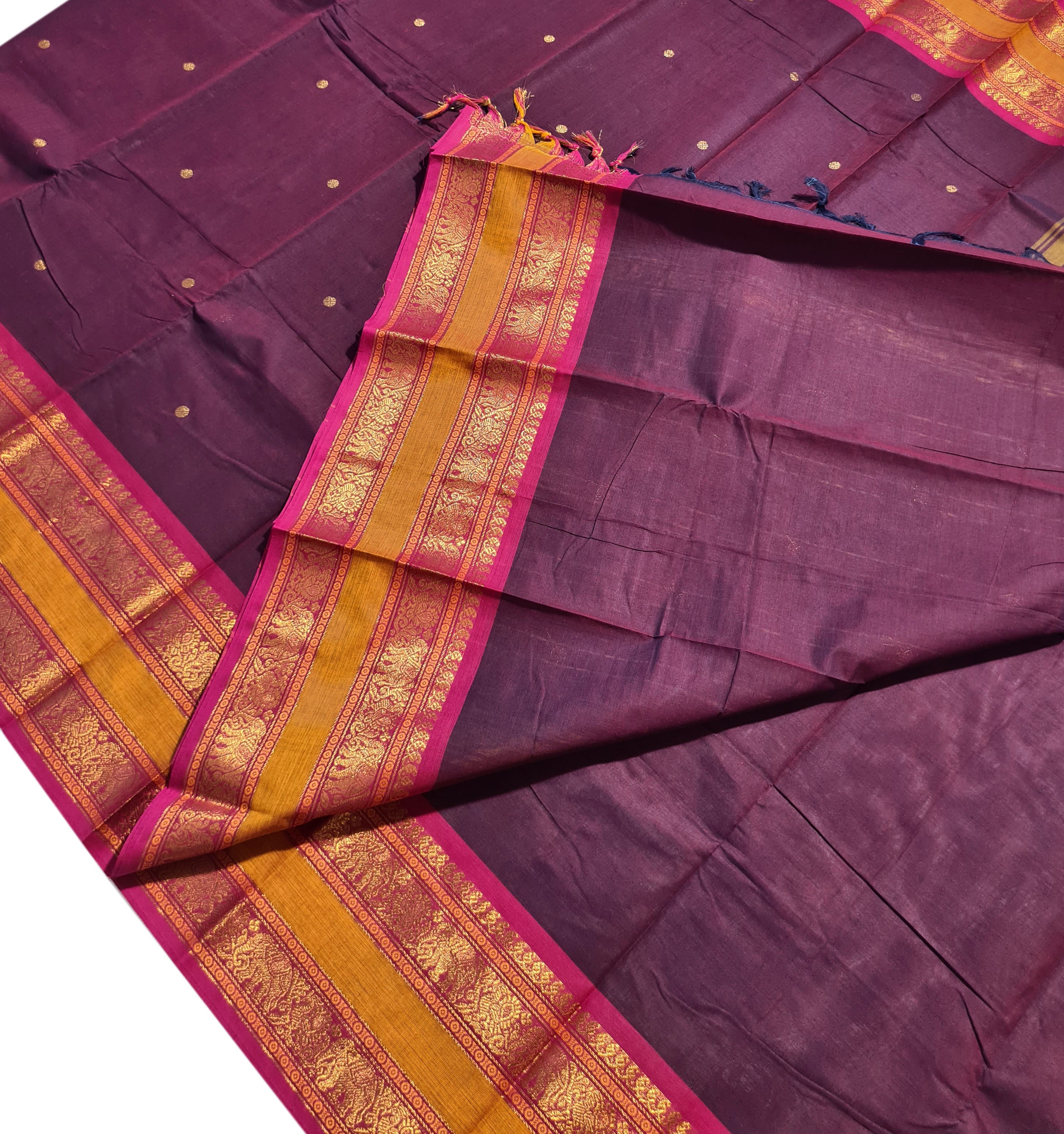 Pure Cotton Butta Sarees