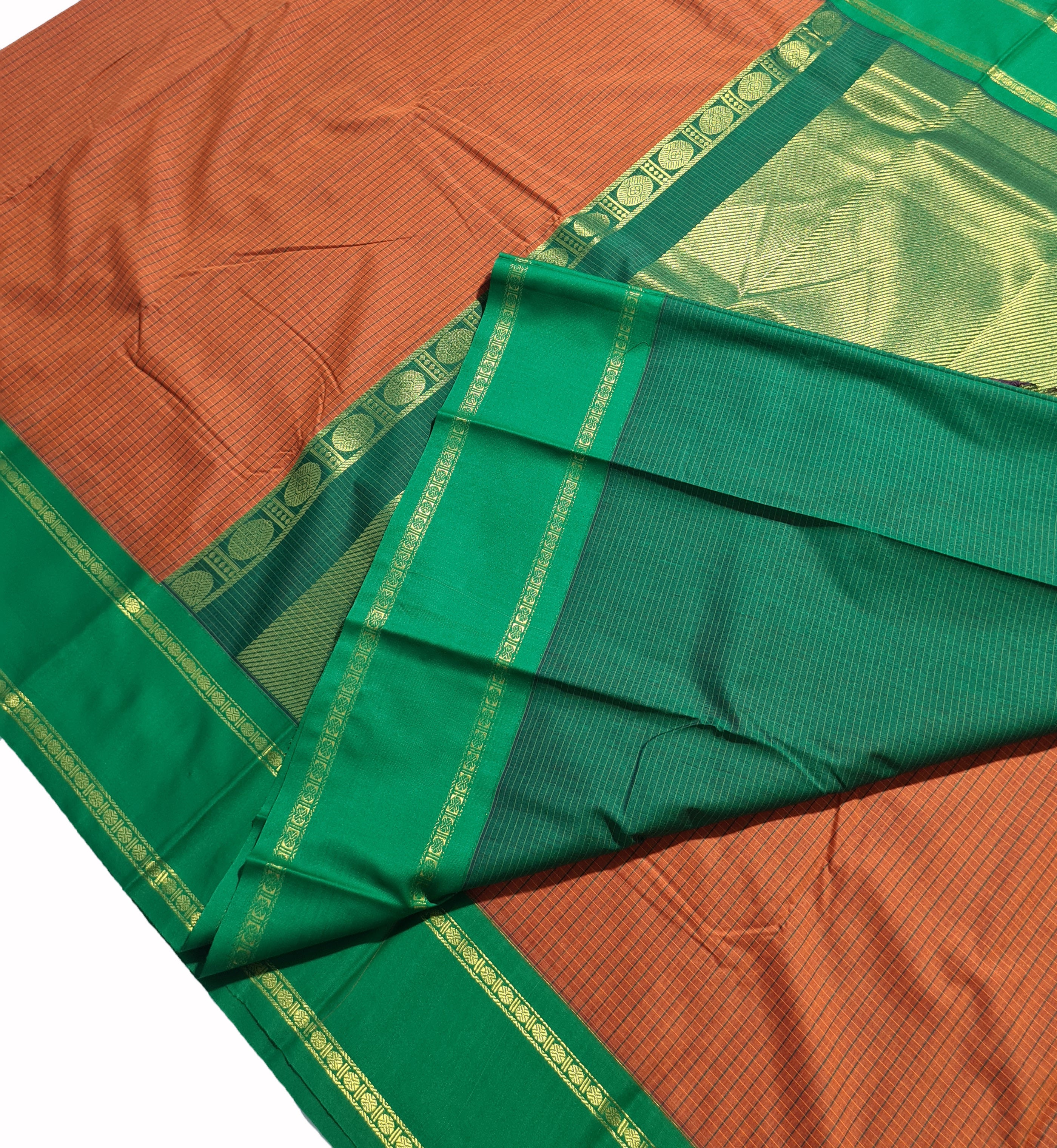 Pure Cotton Kattam Sarees