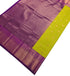 Kanchi Vegan Silk Saree With Contrast Blouse and Rich Jari Pallu