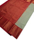 Kanchi Vegan Silk Saree With Contrast Blouse and Rich Jari Pallu