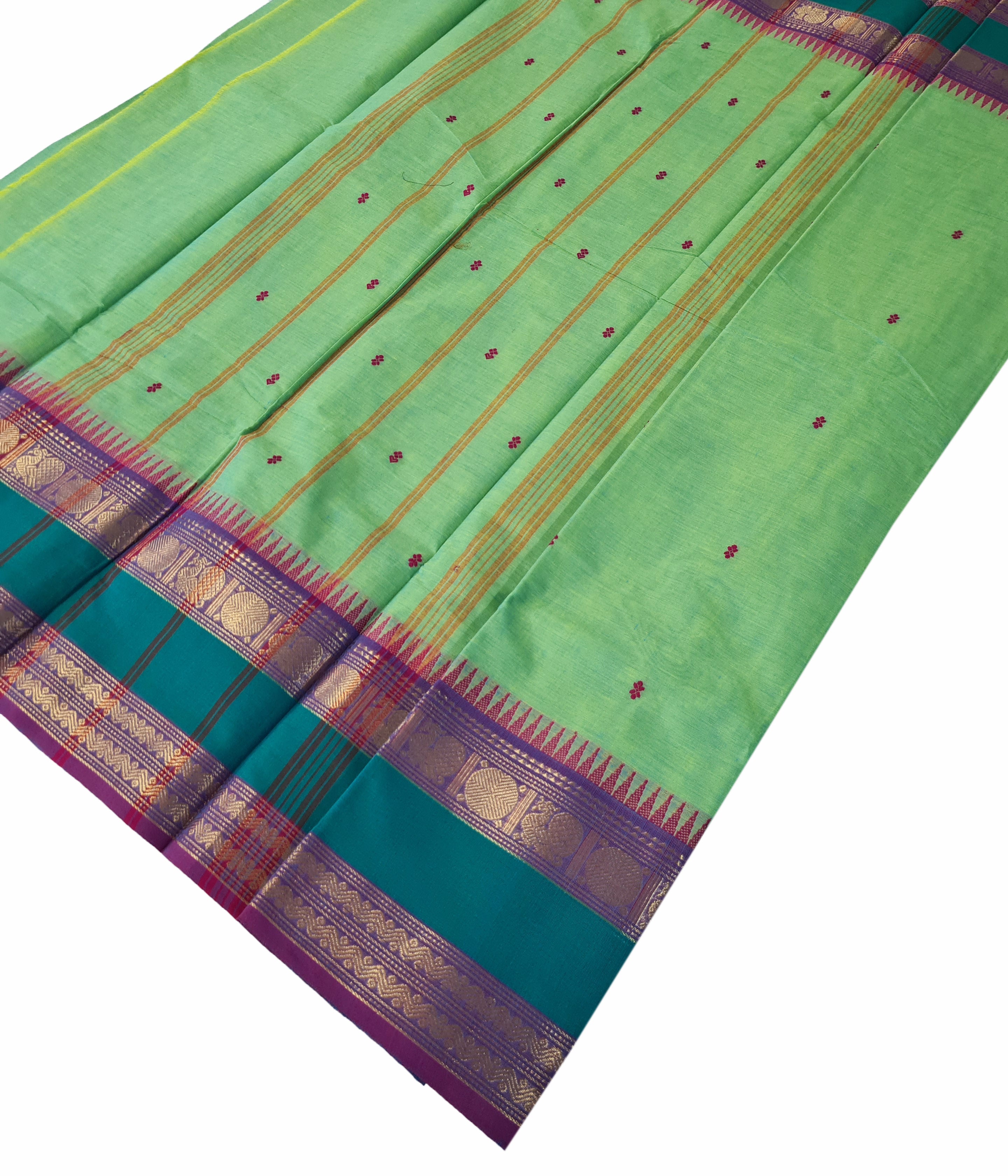 Pure Cotton Butta Sarees