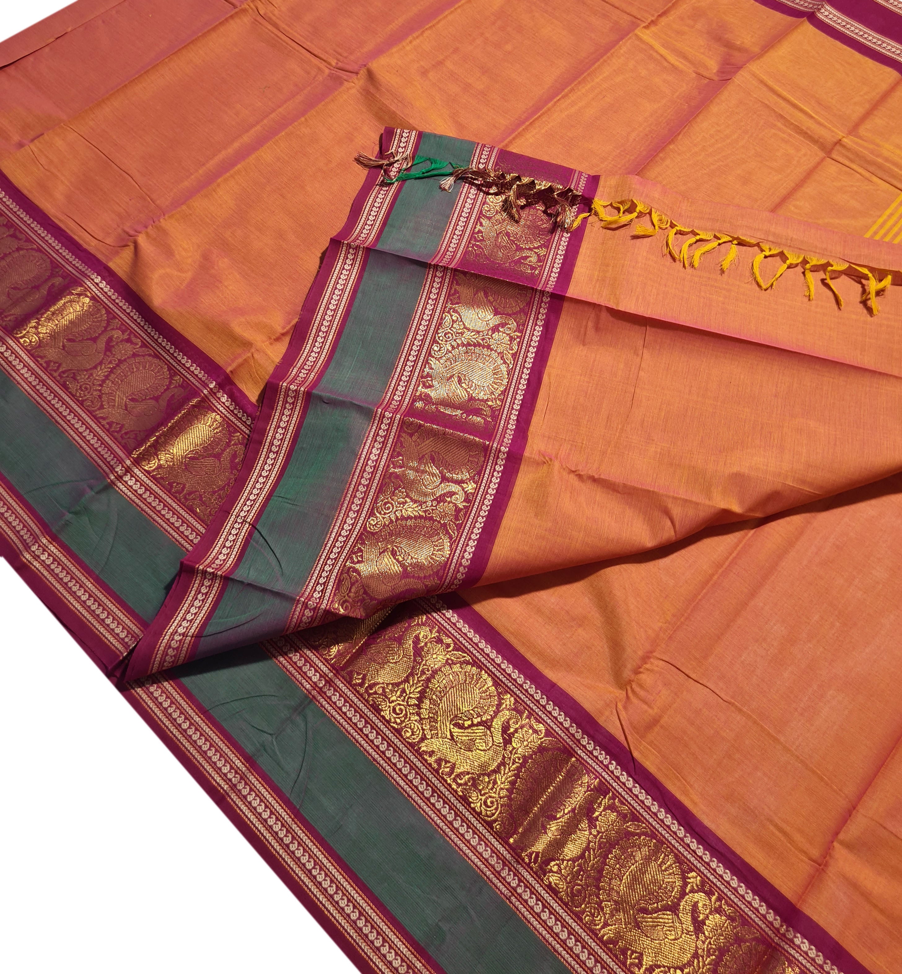 Pure Cotton Plain Sarees