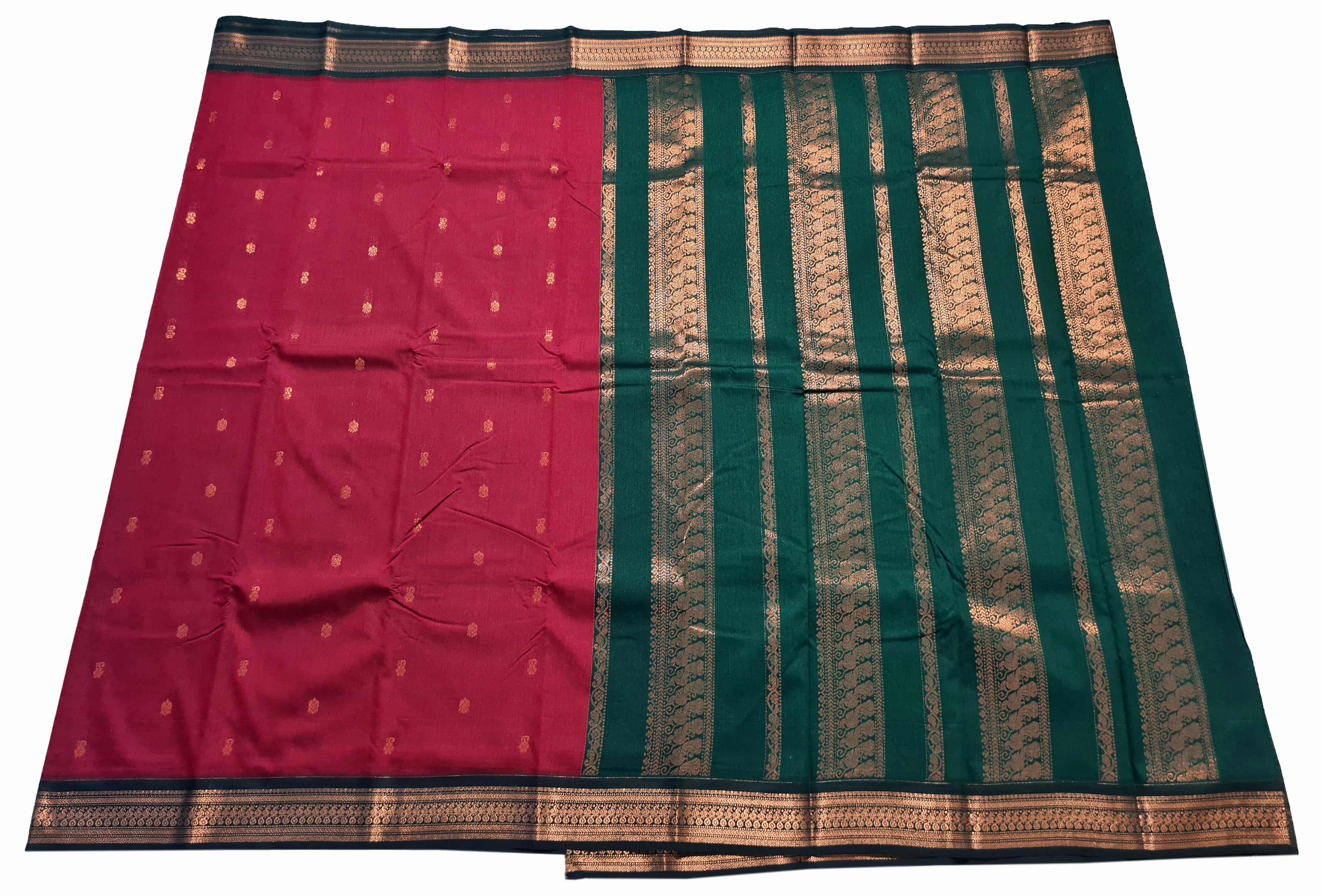 Pure Cotton Butta Sarees