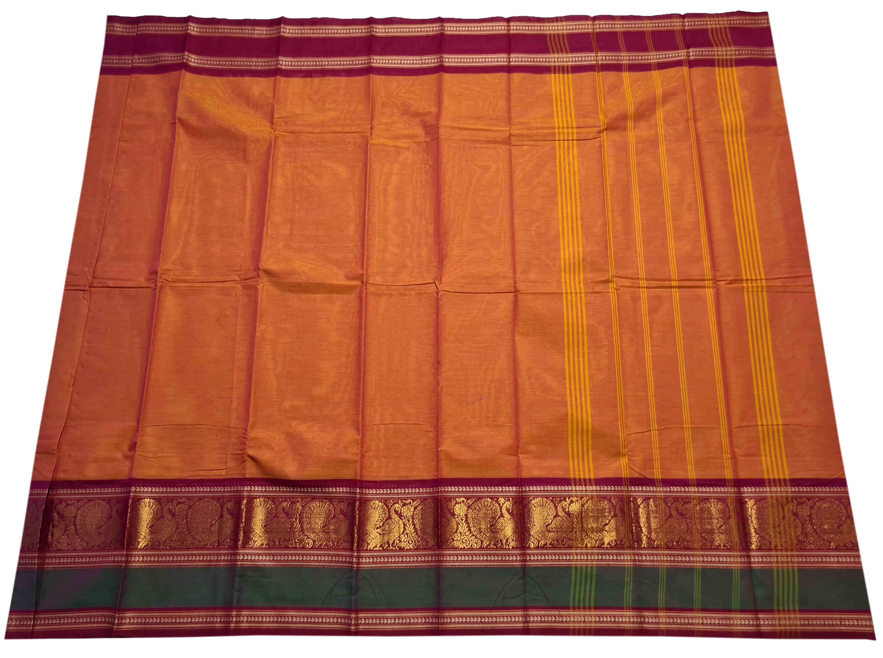 Pure Cotton Plain Sarees