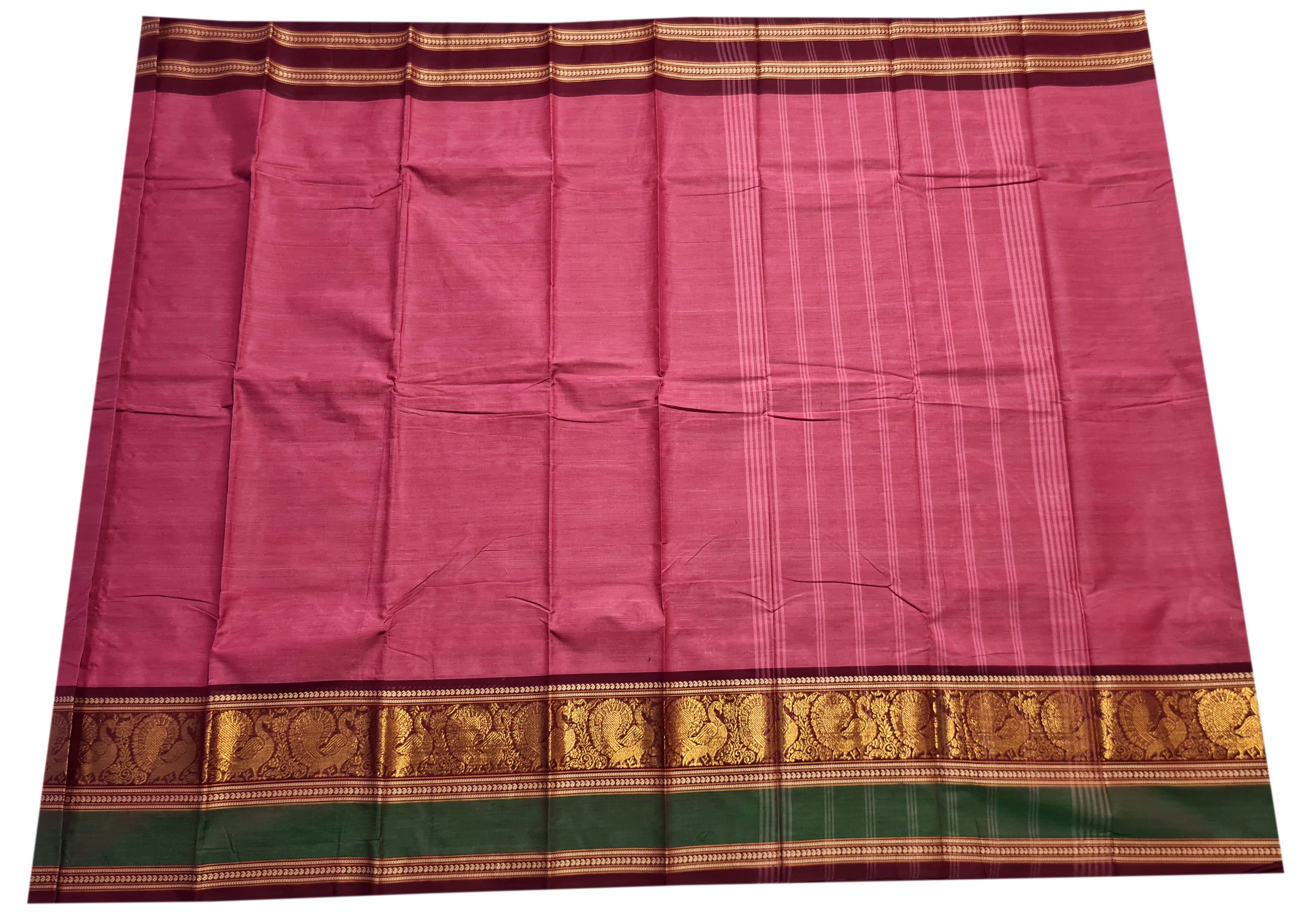 Pure Cotton Plain Sarees