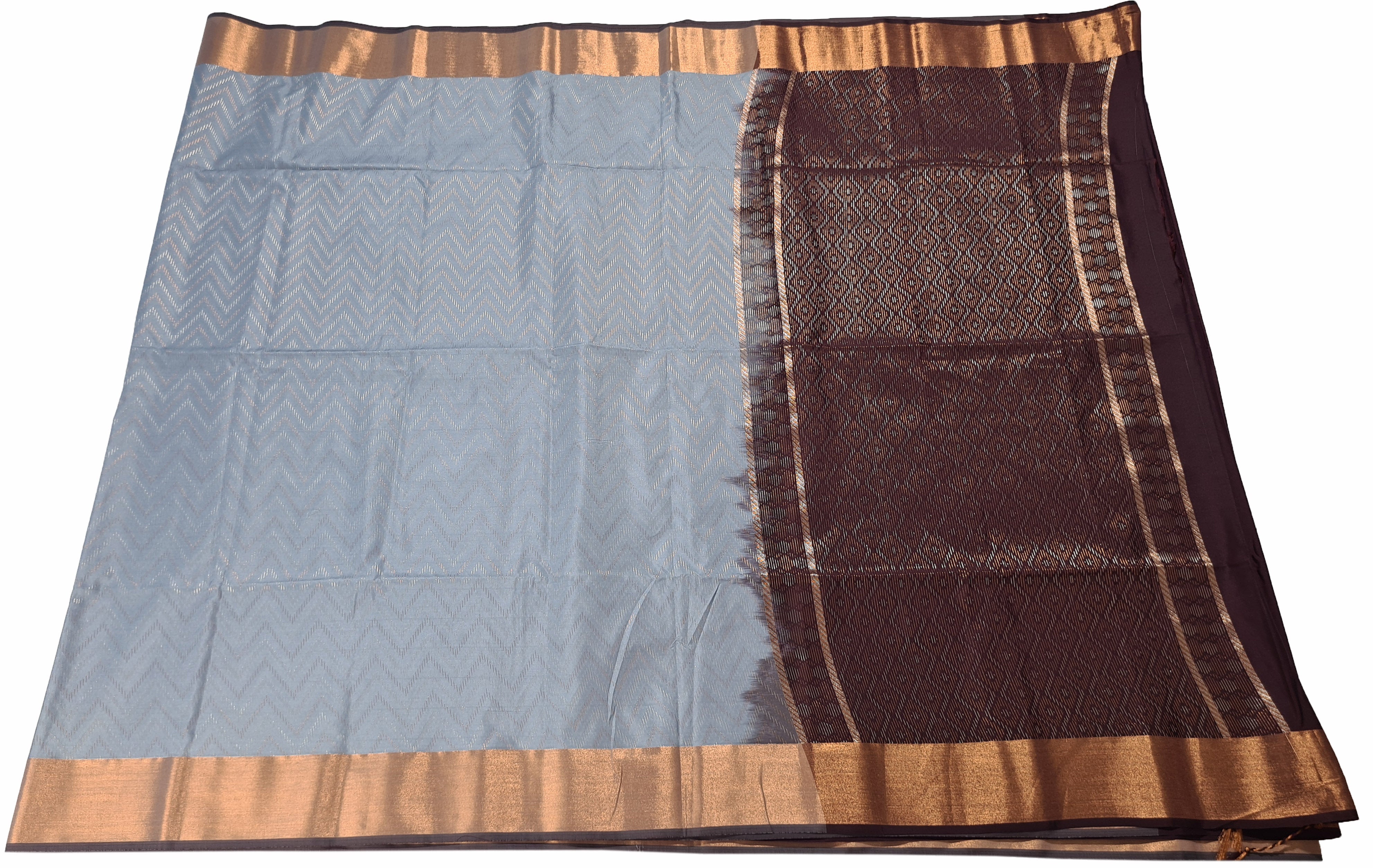 Vegan Soft Silk Ikkat Butta Sarees