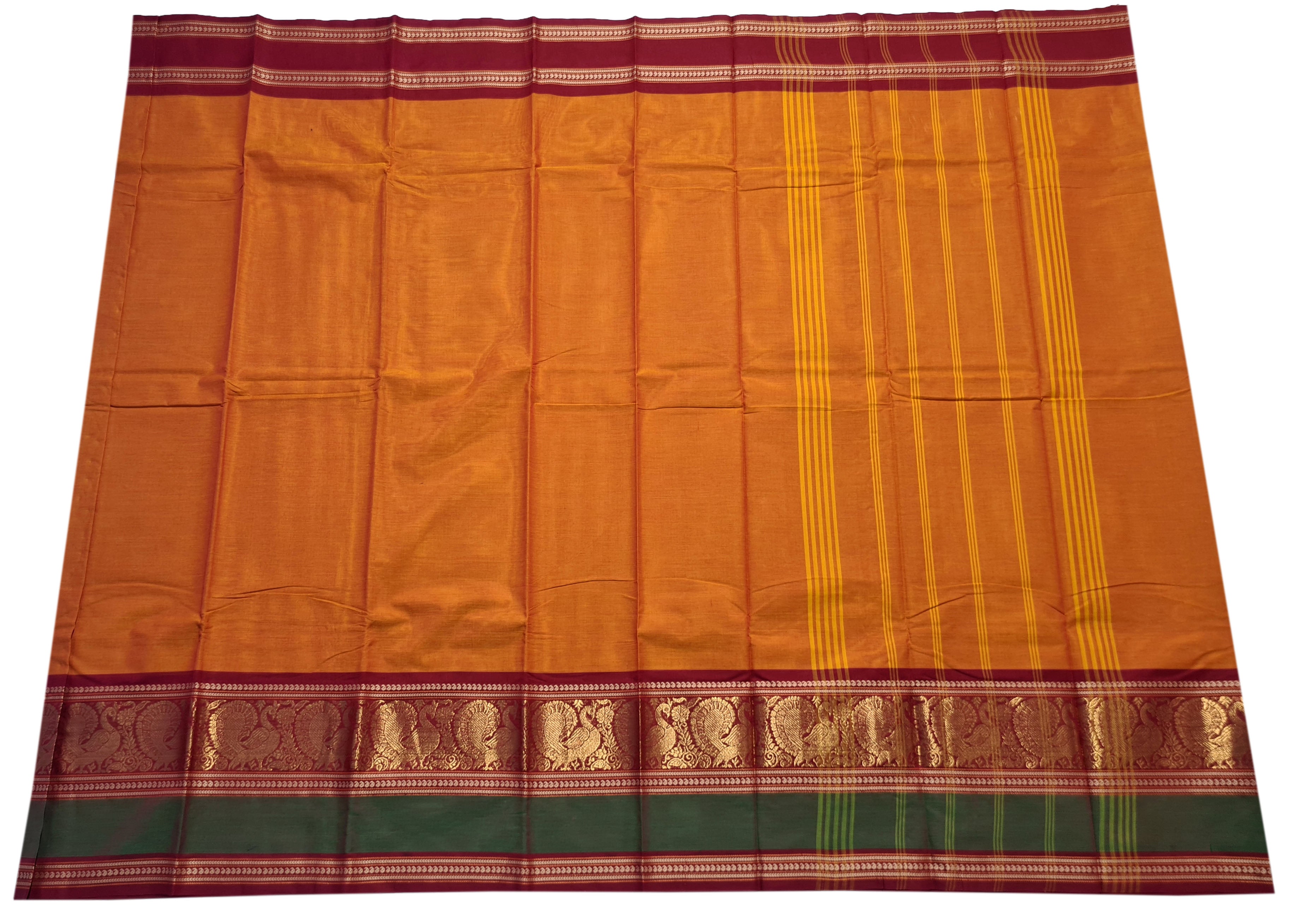 Pure Cotton Plain Sarees