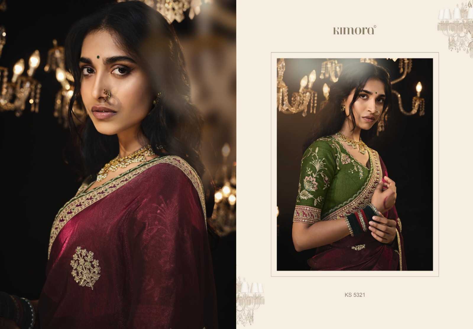 KIMORA PRESENTS KAJAL WEDDING WEAR DESIGNER SAREES