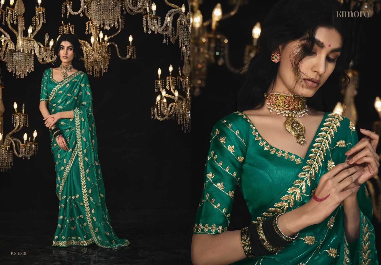 KIMORA PRESENTS KAJAL WEDDING WEAR DESIGNER SAREES