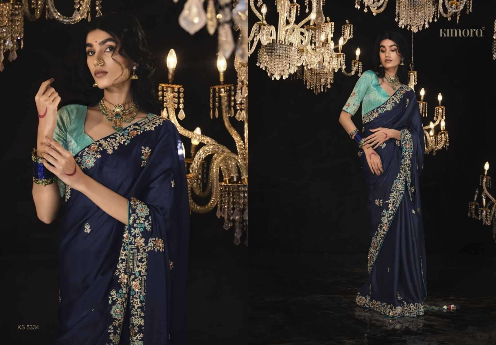 KIMORA PRESENTS KAJAL WEDDING WEAR DESIGNER SAREES