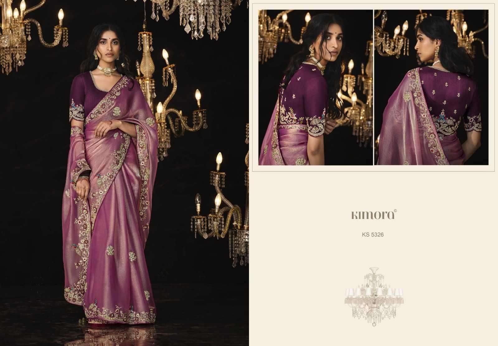 KIMORA PRESENTS KAJAL WEDDING WEAR DESIGNER SAREES