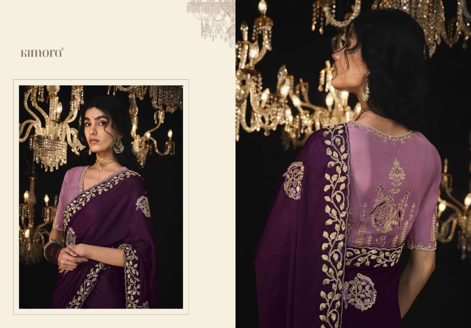 KIMORA PRESENTS KAJAL WEDDING WEAR DESIGNER SAREES