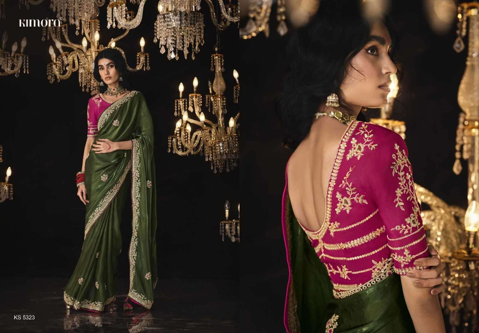 KIMORA PRESENTS KAJAL WEDDING WEAR DESIGNER SAREES