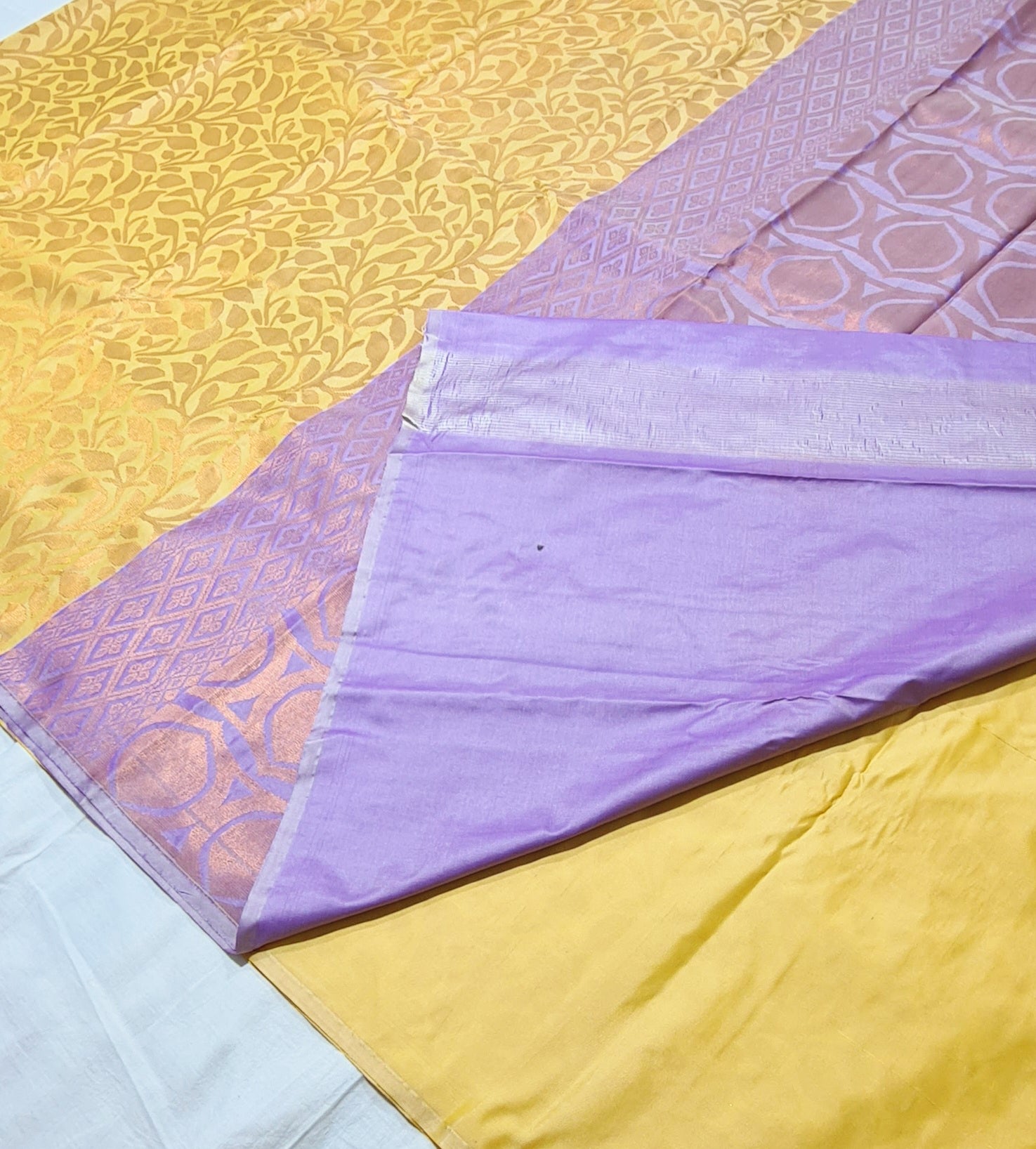 Kanchi Semi silk saree Brocade  blouse and rich jari pallu