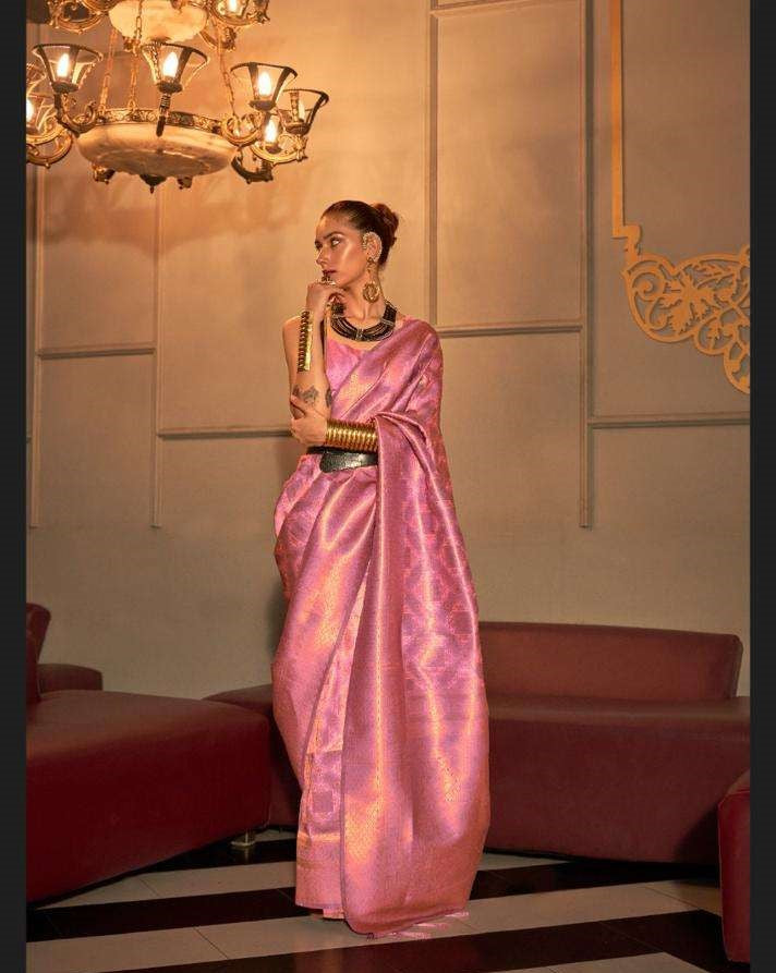 Rajbeer Presents Kanvi Silk Senses 6000 Series Exclusive Designer Party Wear Sarees Collection