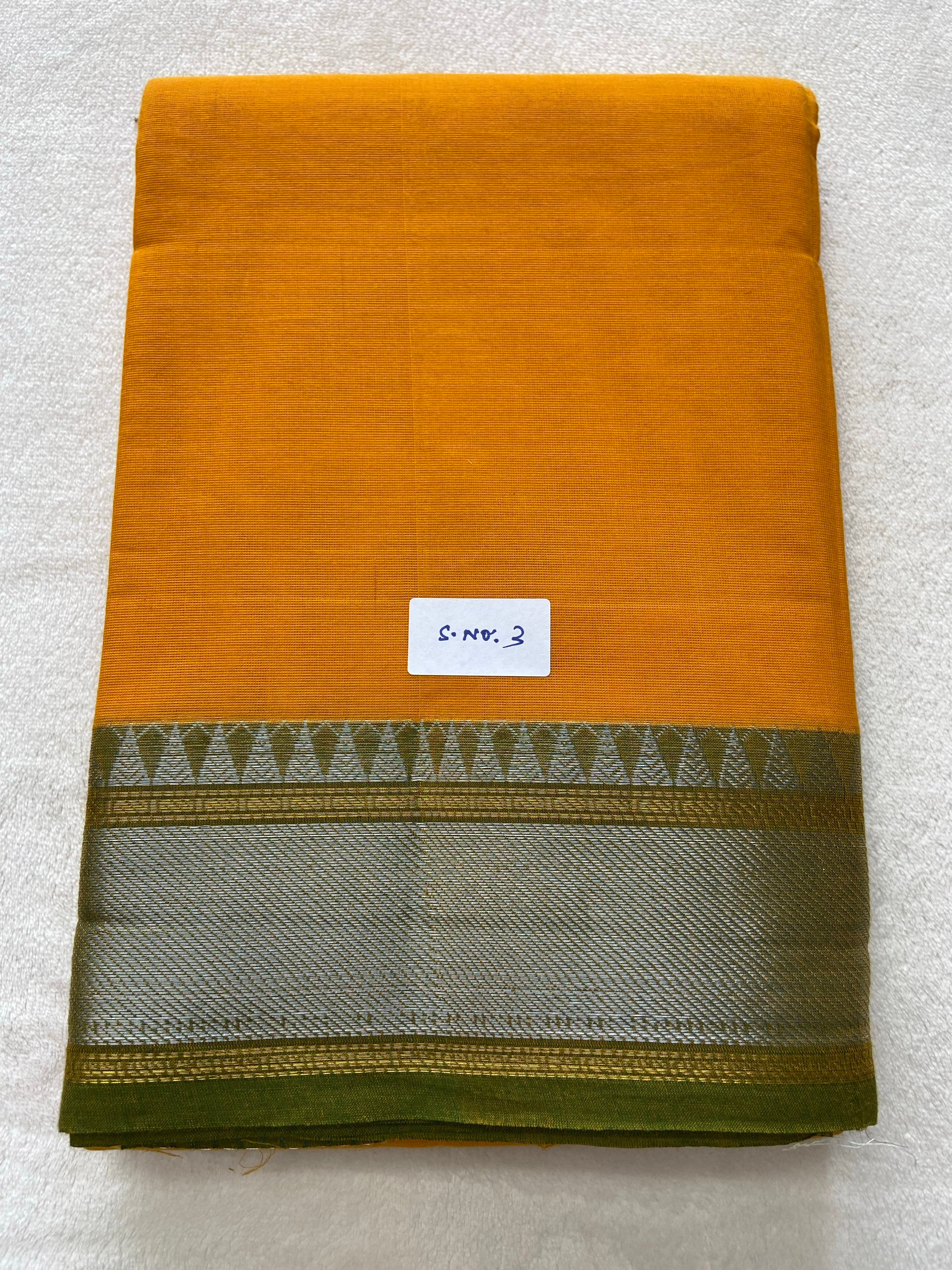 Kanchi pure Cotton Saree with running blouse - Generic 