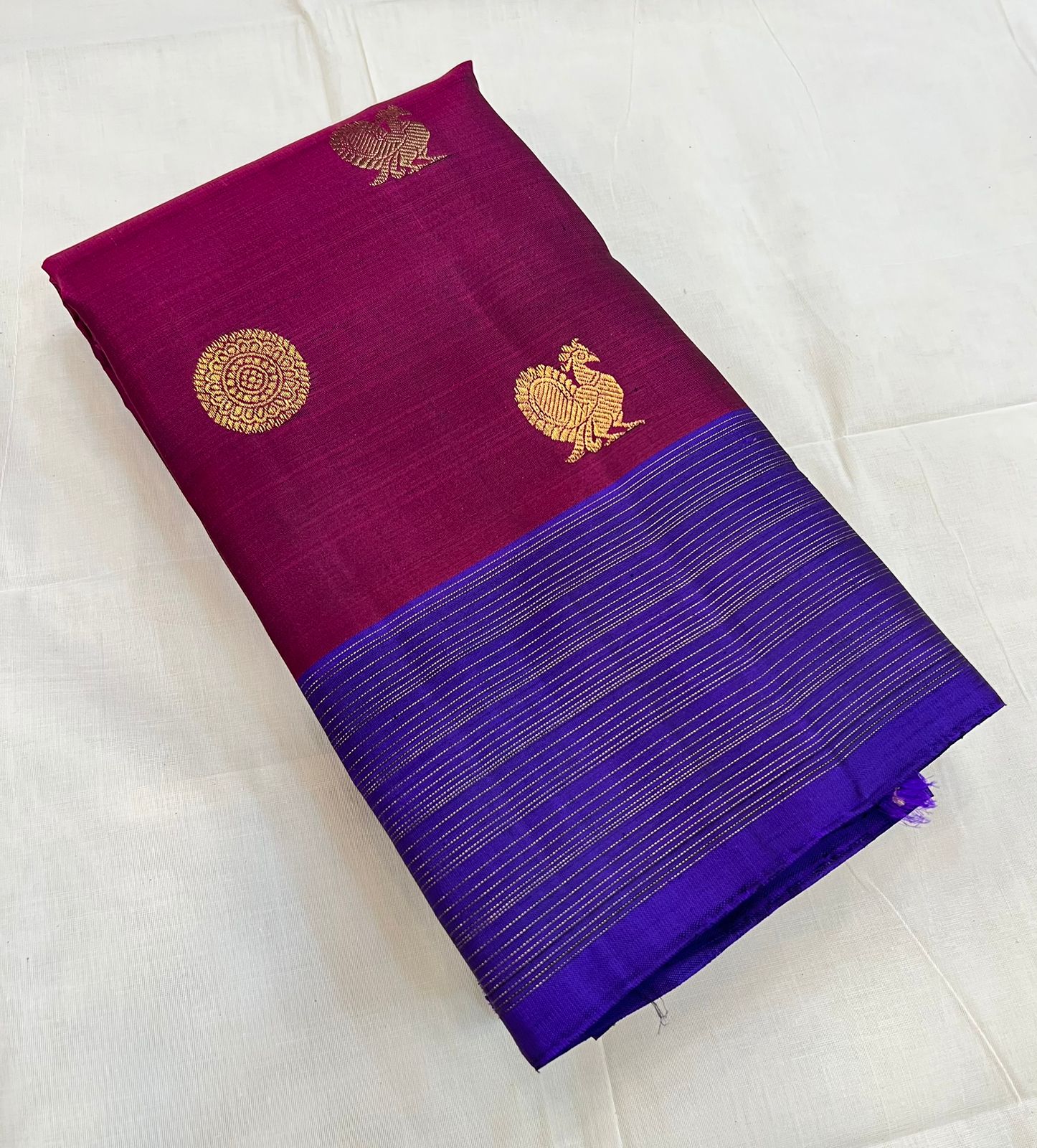 Kanchipuram Pure Silk Pure Zari  Saree