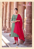 Koodee Fashion Presents Riva  Chinon Designer Straight Kurtis With Pant And Dupatta